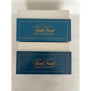 1981 Trivial Pursuit Genus Edition 2 Boxes  (cards only) Sealed!
